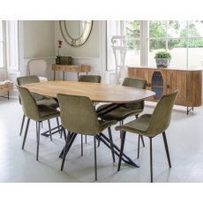 Carlton Furniture Chevron D End Oval Dining Table Carlton Furniture Chevron D End Oval Dining Table