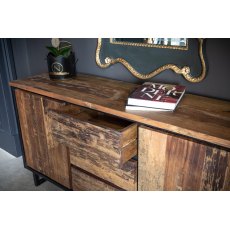 Carlton Furniture Sleeper Wood 3 Drawer 2 Door Sideboard