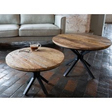 Carlton Furniture Sleeper Wood Round Coffee Table
