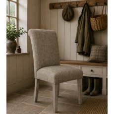 Carlton Furniture Mini Roll Back Chair In Harrington Tweed Carlton Furniture Mini Roll Back Chair In Harrington Tweed