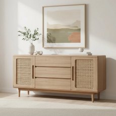Carlton Furniture Holcot Rattan Sideboard Carlton Furniture Holcot Rattan Sideboard