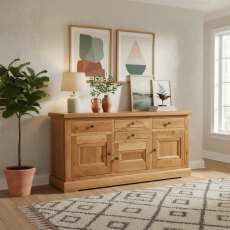 Carlton Furniture Lyon 3 Door Sideboard Carlton Furniture Lyon 3 Door Sideboard