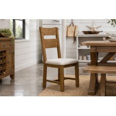 Hafren Collection Sherlock Tewkesbury Upholstered Slat Back Dining Chair