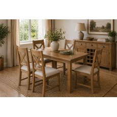 Hafren Collection Sherlock Tewkesbury 130cm - 180cm Extending Dining Table