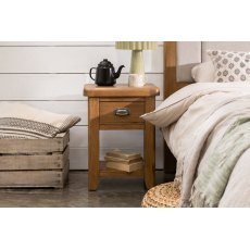 Hafren Collection Sherlock Tewkesbury 1 Drawer Bedside
