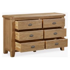 Hafren Collection Sherlock Tewkesbury 6 Drawer Wide Chest