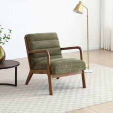 Kyoto Inca Chair Ribbed Walnut Frame Kyoto Inca Chair Ribbed Walnut Frame