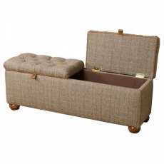 Tetrad Eriskay Harris Tweed Blanket Box