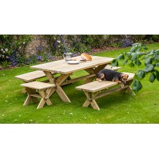 Alexander Rose Pine Farmers Table 1.9m x 1.0m