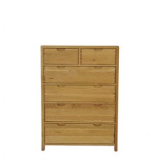 Ercol Bosco 6 Drawer Tall Wide Chest