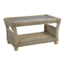 Desser Arlington Coffee Table With Glass Top