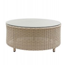 Daro Auckland Luna Round Coffee Table with Glass