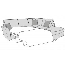 Buoyant Upholstery Fantasia Standard Back Corner Group Sofa Bed (RFC)