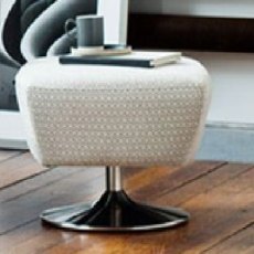 Parker Knoll Evolution Design 1703 Footstool With Chrome Base