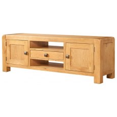 Devonshire Avon Oak Wide TV Unit