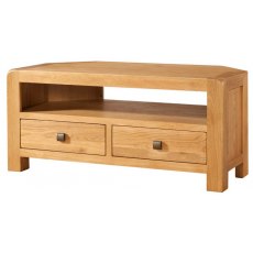 Devonshire Avon Oak Corner TV Unit