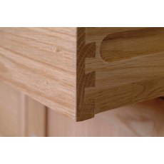 Devonshire Living: New Oak: 3 Drawer Bedside