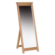 Devonshire New Oak Cheval Mirror