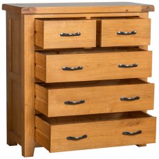 Devonshire Somerset Oak 3 + 2 Chest