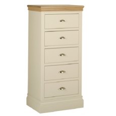 Devonshire Living: Lundy Painted 5 Drawer Wellington
