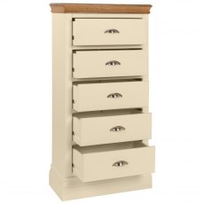 Devonshire Lundy Painted 5 Drawer Wellington