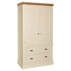 Devonshire Lundy Painted 2 Drawer Double Wardrobe