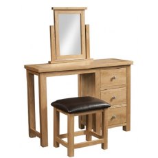 Devonshire Dorset Light Oak Dressing Table And Stool