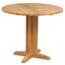 Devonshire Dorset Light Oak Drop Leaf Dining Table