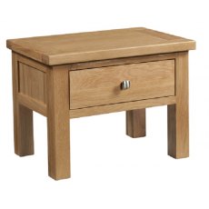 Devonshire Dorset Light Oak Side Table With Drawer