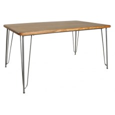 Bluebone Retro Hairpin Dining Table Plain Top