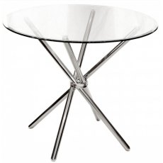 Febland Chrome Criss Cross Dining Table