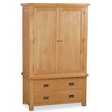 Global Home Salisbury : Gents 3 Drawer Wardrobe