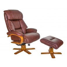 GFA Nice Swivel Recliner And Footstool