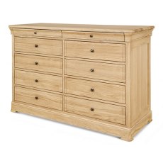 Clemence Richard Moreno Oak Wide Chest Of Drawers