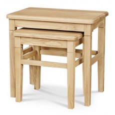 Clemence Richard Moreno Oak Nest Of Tables