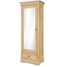 Clemence Richard Moreno Oak Wardrobe With Mirror