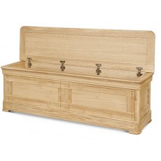 Clemence Richard Moreno Oak Blanket Box