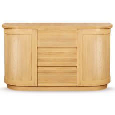 Clemence Richard Sorento Oak 2 Door 3 Drawer Sideboard