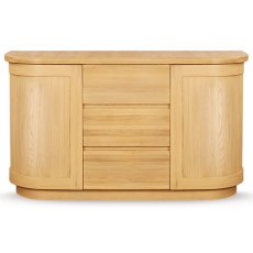 Clemence Richard Sorento Oak 2 Door 3 Drawer Sideboard