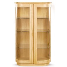 Clemence Richard Sorento Oak Display Cabinet