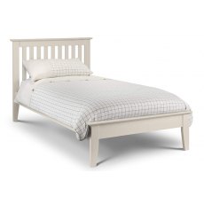 Julian Bowen Salerno Ivory Laquered Finish Bed