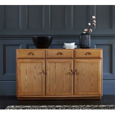 Ercol Windsor 3 Door High Sideboard