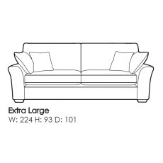Westbridge Cole Extra Large Sofa