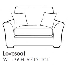 Westbridge Cole Loveseat