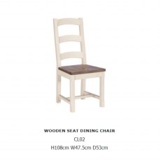 Hafren Collection Sherlock Cotswold Wooden Dining Chair