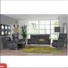 Himolla Swan 3 Seater  Manual Recliner With Cumuly Function Sofa (4748)