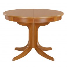 Nathan Classic Teak Circular Pedestal Dining Table