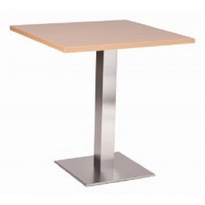 Hafren Contract Danilo Square Medium Base Table With Square Tuff Top