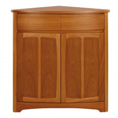 Nathan Classic Teak Shaped Corner Base Unit