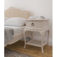 Willis & Gambier Ivory 1 Drawer Bedside Chest